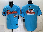 Mens Baltimore Orioles Team Big Logo Blue With Patch Vapor Premier Limited Stitched Jersey Dzhi,baseball caps,new era cap wholesale,wholesale hats