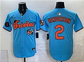Men's Baltimore Orioles #2 Gunnar Henderson Blue With Patch Vapor Premier Limited Stitched Jersey Dzhi,baseball caps,new era cap wholesale,wholesale hats