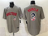 Men's Boston Red Sox #3 Ceddanne Rafaela Gray 2026 USA 250 Fourth of July Home Stitched Jersey Dzhi,baseball caps,new era cap wholesale,wholesale hats