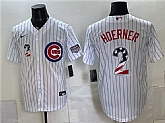 Men's Chicago Cubs #2 Nico Hoerner White 2026 USA 250 Fourth of July Home Stadium Stitched Jersey Dzhi,baseball caps,new era cap wholesale,wholesale hats