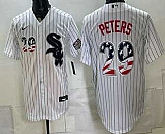 Men's Chicago White Sox #29 Tristan Peters White 2026 USA 250 Fourth of July Stitched Jersey Dzhi,baseball caps,new era cap wholesale,wholesale hats