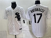 Men's Chicago White Sox #17 Sam Antonacci White Home Stitched Jersey,baseball caps,new era cap wholesale,wholesale hats