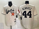 Men's Houston Astros #44 Yordan Alvarez Cream Cactus Jack Vapor Premier Limited Stitched Jersey Dzhi,baseball caps,new era cap wholesale,wholesale hats