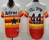 Men's Houston Astros #44 Still Tippin Orange Rainbow Cooperstown Stitched Cool Base Jersey Dzhi,baseball caps,new era cap wholesale,wholesale hats