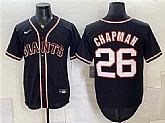 Men's San Francisco Giants #26 Matt Chapman 2026 Fashion Replica Black Out Stitched Jersey,baseball caps,new era cap wholesale,wholesale hats