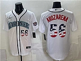 Men's Seattle Mariners #56 Randy Arozarena White USA 250 Fourth of July Home Stitched Jersey Dzhi,baseball caps,new era cap wholesale,wholesale hats
