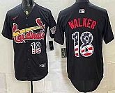 Men's St Louis Cardinals #18 Jordan Walker Black USA 250 Fourth of July Stitched Jersey Dzhi,baseball caps,new era cap wholesale,wholesale hats