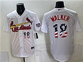 Men's St. Louis Cardinals #18 Jordan Walker White USA 250 Fourth of July Stitched Jersey Dzhi,baseball caps,new era cap wholesale,wholesale hats