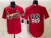 Men's St. Louis Cardinals #18 Jordan Walker Red USA 250 Fourth of July Stitched Jersey Dzhi,baseball caps,new era cap wholesale,wholesale hats