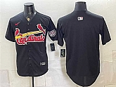 Men's St. Louis Cardinals Blank Black USA 250 Patch Stitched Jersey,baseball caps,new era cap wholesale,wholesale hats