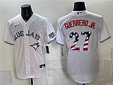 Men's Toronto Blue Jays #27 Vladimir Guerrero Jr. White 2026 USA 250 Fourth of July Stitched Jersey Dzhi,baseball caps,new era cap wholesale,wholesale hats