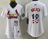 Women's St Louis Cardinals #18 Jordan Walker White USA 250 Fourth of July Stitched Jersey Dzhi,baseball caps,new era cap wholesale,wholesale hats