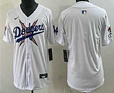 Youth Los Angeles Dodgers x One Piece Blank White Vapor Premier Limited Stitched Jersey,baseball caps,new era cap wholesale,wholesale hats