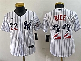 Youth New York Yankees #22 Ben Rice White USA 250 Fourth of July Home Stadium Stitched Jersey Dzhi,baseball caps,new era cap wholesale,wholesale hats