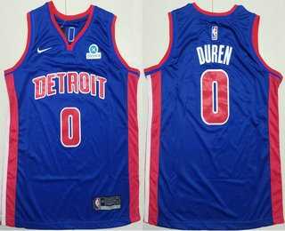 Men's Detroit Pistons #0 Jalen Duren Blue Icon Sponsor Edition Stitched Jersey,We sell and wholesale Men's Detroit Pistons #0 Jalen Duren Blue Icon Sponsor Edition Stitched Jersey on line form chian!