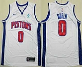 Men's Detroit Pistons #0 Jalen Duren White Icon Sponsor Swingman Jersey,baseball caps,new era cap wholesale,wholesale hats