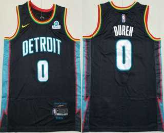 Men's Detroit Pistons #0 Jalen Duren Black 2025 City Sponsor Swingman Jersey,We sell and wholesale Men's Detroit Pistons #0 Jalen Duren Black 2025 City Sponsor Swingman Jersey on line form chian!