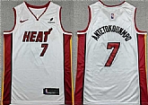 Men's Miami Heat #7 Giannis Antetokounmpo White 2026 Association Edition Swingman Stitched Jersey,baseball caps,new era cap wholesale,wholesale hats