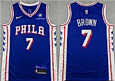 Men's Philadelphia 76ers #7 Jaylen Brown Royal 2026 Icon Edition Stitched Jersey,baseball caps,new era cap wholesale,wholesale hats