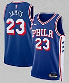 Men's Philadelphia 76ers #23 LeBron James Royal 2026 Icon Edition Stitched Jersey,baseball caps,new era cap wholesale,wholesale hats