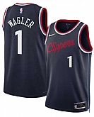 Men's Los Angeles Clippers #1 Keaton Wagler Navy 2026 Draft City Edition Stitched Jersey Dzhi,baseball caps,new era cap wholesale,wholesale hats