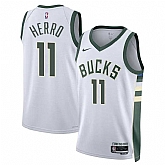 Men's Milwaukee Bucks #11 Tyler Herro White 2026 Association Edition Stitched Jersey Dzhi,baseball caps,new era cap wholesale,wholesale hats