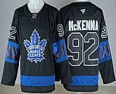 Men's Toronto Maple Leafs #92 Gavin McKenna Black Alternate Stitched Jersey,baseball caps,new era cap wholesale,wholesale hats