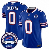 Men's Buffalo Bills #0 Keon Coleman Blue F.U.S.E. 2026 Inaugural Season at Highmark Stadium Stitched Jersey Dzhi,baseball caps,new era cap wholesale,wholesale hats