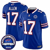 Men's Buffalo Bills #17 Josh Allen Blue F.U.S.E. 2026 Inaugural Season at Highmark Stadium Stitched Jersey Dzhi,baseball caps,new era cap wholesale,wholesale hats