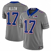 Men's Buffalo Bills #17 Josh Allen Gray F.U.S.E. 2026 Nickel City Vapor Stitched Jersey Dzhi,baseball caps,new era cap wholesale,wholesale hats