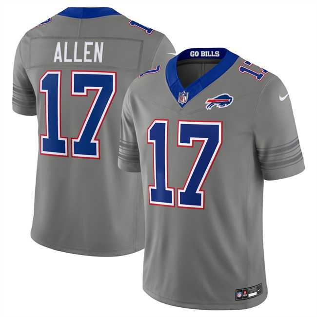 Men's Buffalo Bills #17 Josh Allen Gray F.U.S.E. 2026 Nickel City Vapor Stitched Jersey Dzhi,We sell and wholesale Men's Buffalo Bills #17 Josh Allen Gray F.U.S.E. 2026 Nickel City Vapor Stitched Jersey Dzhi on line form chian!