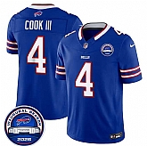 Men's Buffalo Bills #4 James Cook III Blue F.U.S.E. 2026 Inaugural Season at Highmark Stadium Stitched Jersey Dzhi,baseball caps,new era cap wholesale,wholesale hats