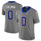 Men's Buffalo Bills #0 Keon Coleman Gray F.U.S.E. 2026 Nickel City Vapor Stitched Jersey Dzhi,baseball caps,new era cap wholesale,wholesale hats