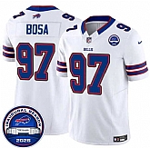 Men's Buffalo Bills #97 Joey Bosa White F.U.S.E. 2026 Inaugural Season at Highmark Stadium Stitched Jersey Dzhi,baseball caps,new era cap wholesale,wholesale hats