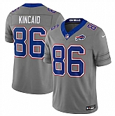 Men's Buffalo Bills #86 Dalton Kincaid Gray F.U.S.E. 2026 Nickel City Vapor Stitched Jersey Dzhi,baseball caps,new era cap wholesale,wholesale hats