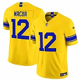 Men's Los Angeles Rams #12 Puka Nacua Yellow 2026 F.U.S.E. Vapor Limited Stitched Jersey Dzhi,baseball caps,new era cap wholesale,wholesale hats