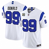 Men's Los Angeles Rams #99 Aaron Donald White 2026 F.U.S.E. With 4- Star C Patch Vapor Limited Stitched Jersey Dzhi,baseball caps,new era cap wholesale,wholesale hats