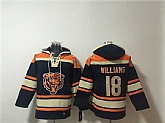 Men's Chicago Bears #18 Caleb Williams Navy Ageless Must-Have Lace-Up Pullover Hoodie,baseball caps,new era cap wholesale,wholesale hats