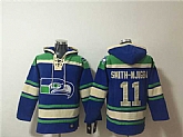 Men's Seattle Seahawks #11 Jaxon Smith-Njigba Royal Ageless Must-Have Lace-Up Pullover Hoodie,baseball caps,new era cap wholesale,wholesale hats