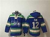 Men's Seattle Seahawks #12 Fan Royal Ageless Must-Have Lace-Up Pullover Hoodie,baseball caps,new era cap wholesale,wholesale hats