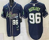 Men's Atlanta Braves #96 Outkast Navy Galaxy With Outkast Patch Vapor Limited Stitched Jersey Dzhi,baseball caps,new era cap wholesale,wholesale hats