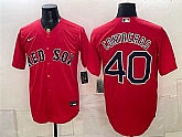 Men's Boston Red Sox #40 Willson Contreras Red Cool Base Stitched Jersey,baseball caps,new era cap wholesale,wholesale hats