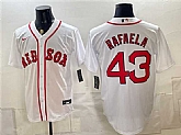 Men's Boston Red Sox #43 Ceddanne Rafaela White Cool Base Stitched Jersey,baseball caps,new era cap wholesale,wholesale hats
