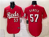 Men's Cincinnati Reds #57 Julian Garcia Red Stitched Jersey,baseball caps,new era cap wholesale,wholesale hats