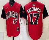 Men's Chicago White Sox #17 Sam Antonacci Red Black 2025 City Connect Limited Stitched Jersey Dzhi,baseball caps,new era cap wholesale,wholesale hats