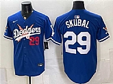 Men's Los Angeles Dodgers x One Piece #29 Tarik Skubal Royal Alternate Stadium Stitched Jersey Dzhi,baseball caps,new era cap wholesale,wholesale hats