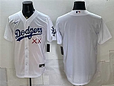 Men's Los Angeles Dodgers x KAWS White Vapor Premier Limited Stitched Jersey,baseball caps,new era cap wholesale,wholesale hats