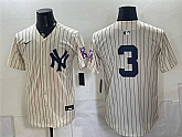 Men's New York Yankees #3 Babe Ruth Cream 2026 Field of Dreams Stadium Stitched Jersey,baseball caps,new era cap wholesale,wholesale hats