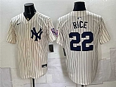 Men's New York Yankees #22 Ben Rice Cream 2026 Field of Dreams Stadium Stitched Jersey1,baseball caps,new era cap wholesale,wholesale hats