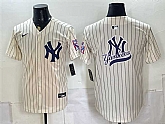 Men's New York Yankees Team Big Logo Cream 2026 Field of Dreams Stadium Stitched Jersey Dzhi,baseball caps,new era cap wholesale,wholesale hats